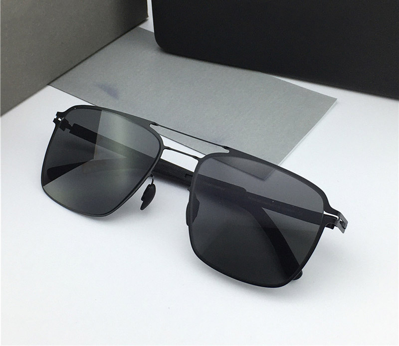 

New MYKITA Sunglasses FLAX Pilot Frame with Mirror Lens Ultra Light Frame Memory Alloy Sunglasses Cool Outdoor Design With Original Box