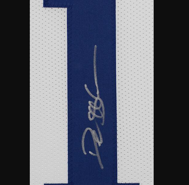 

Deion Sanders Signed signatured Autographed Jersey shirts, Black