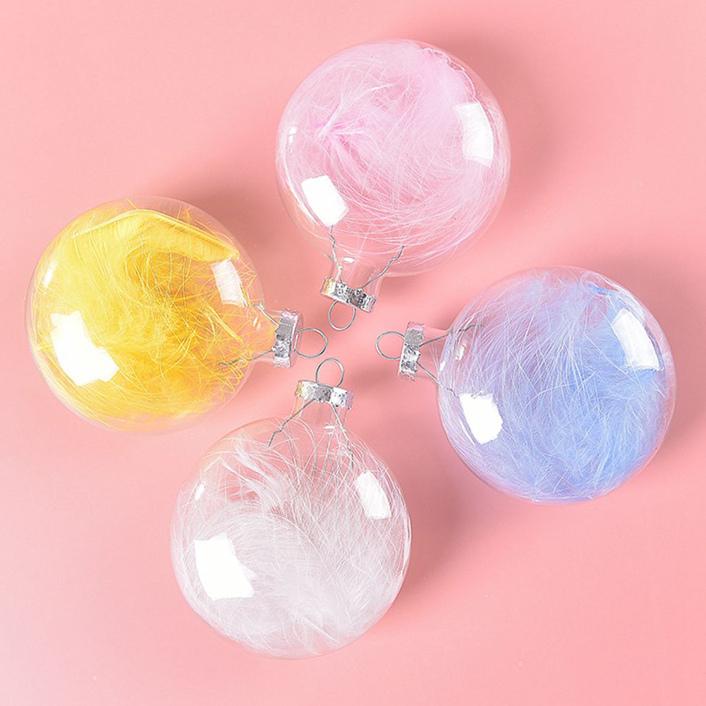 

48pcs Wedding Decora Ornaments Christmas Decoration Glass Balls 80mm Christmas Balls Clear Glass Wedding Hanging Ball 8cm Christmas Supplies