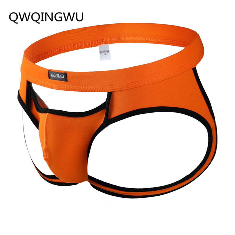 

Sexy Underwear Men Briefs Thongs Men' Underwear Open BuSexy Underpants Men' Briefs Thong ropa Interior Hombre Panties, Black