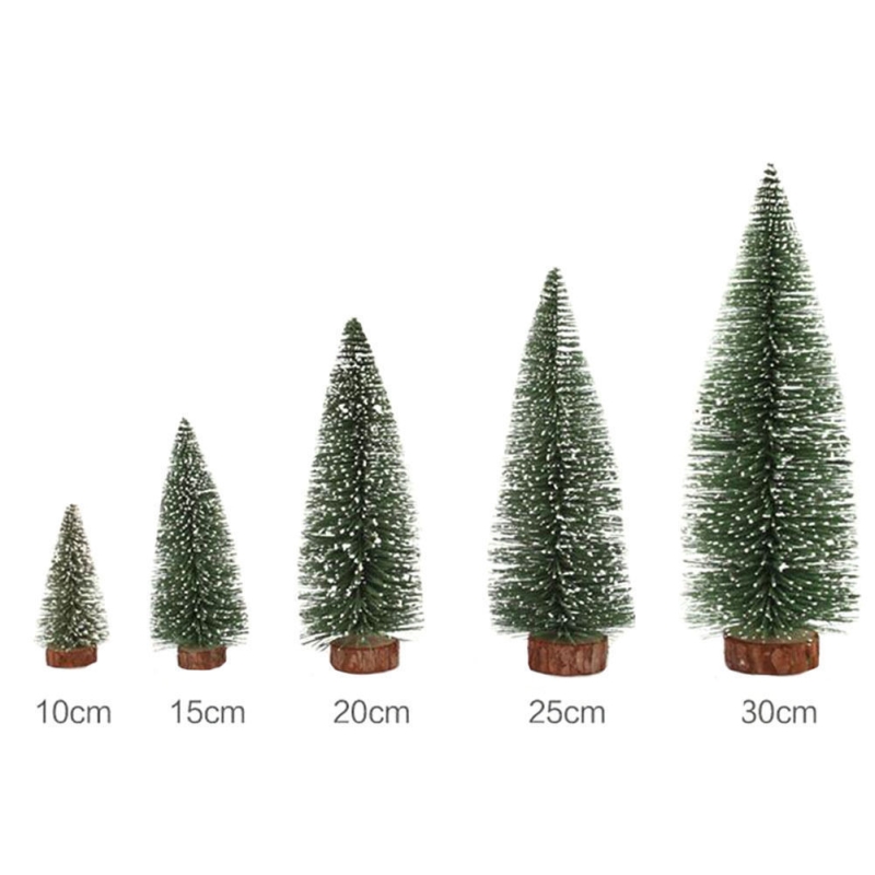 

10-30cm Mini Christmas Tree Artificial Christmas Trees Tabletop Tree Assorted Pine Xmas Decoration For Decor