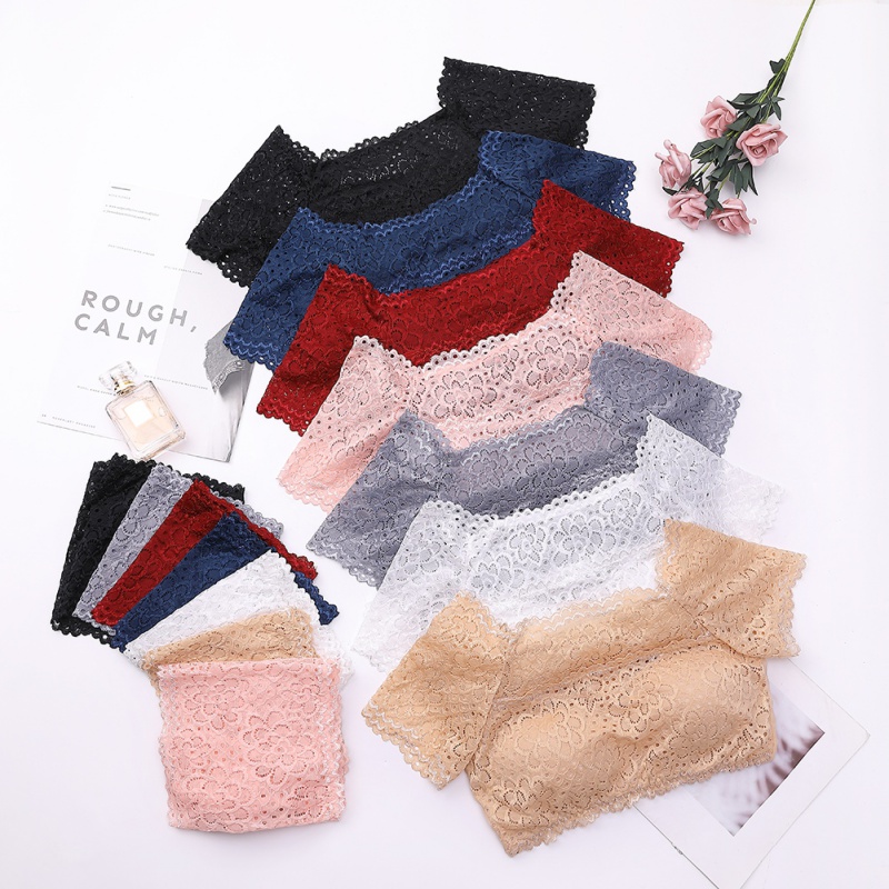 

Women Lace Bra Brief Set Female Vest Underwear Set Long Hem High Elastic Mesh Tank Top, Gray