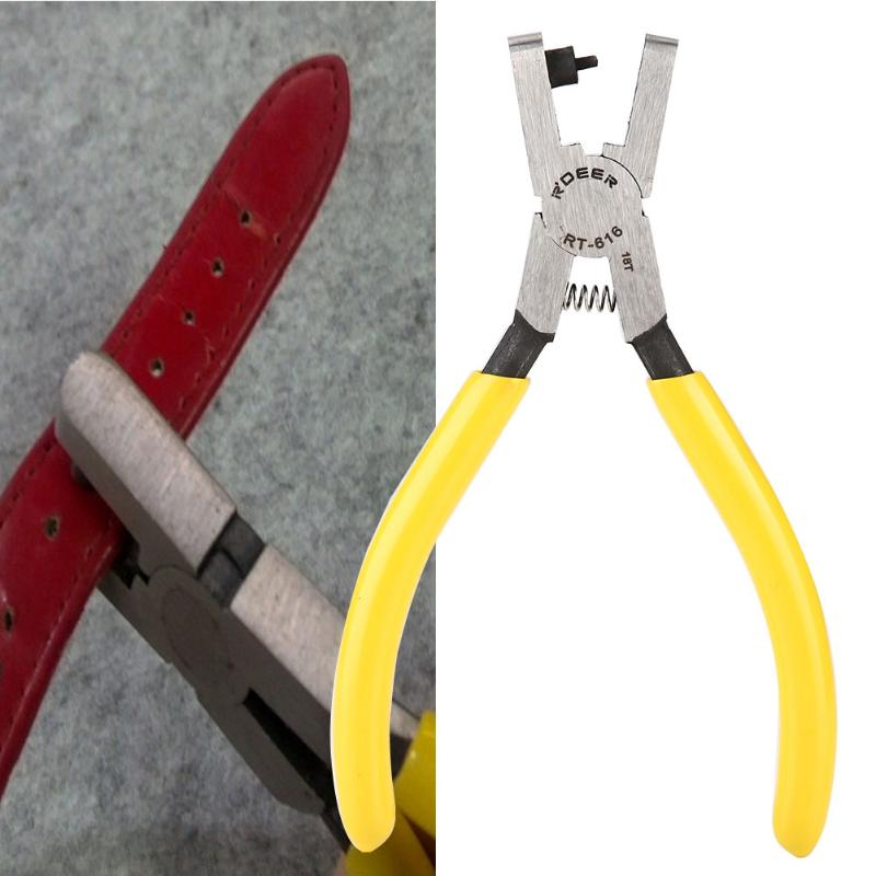 

2020 Professional Leather Watch Strap Punching Tool Watchband Hole Punch Pliers Watch Part Repair Tool for Watchmaker