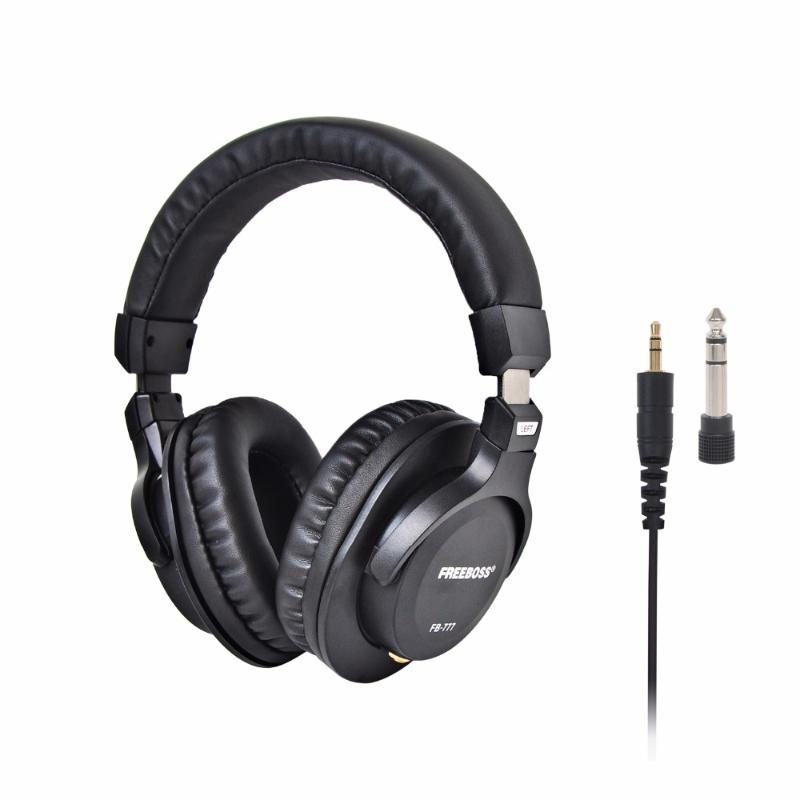 

Freeboss FB-777 Over-ear Closed Style 45mm Drivers Single-side Detachable cable 3.5mm Plug 6.35mm Adapter Monitor Headphones