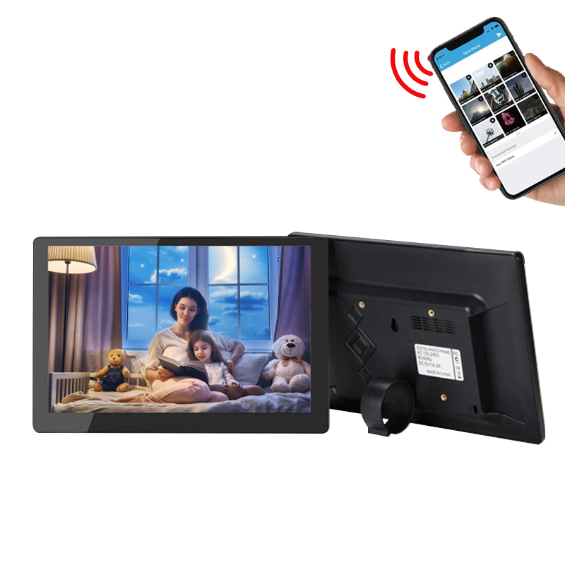 

1280*800 IPS panel 16GB smart phone App control 10 inch wifi digital photo frame