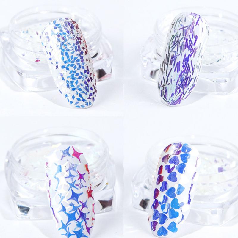 

1 Box Nail Glitter Ultra Thin Art Craft Nail Paillettes Manicure Decals