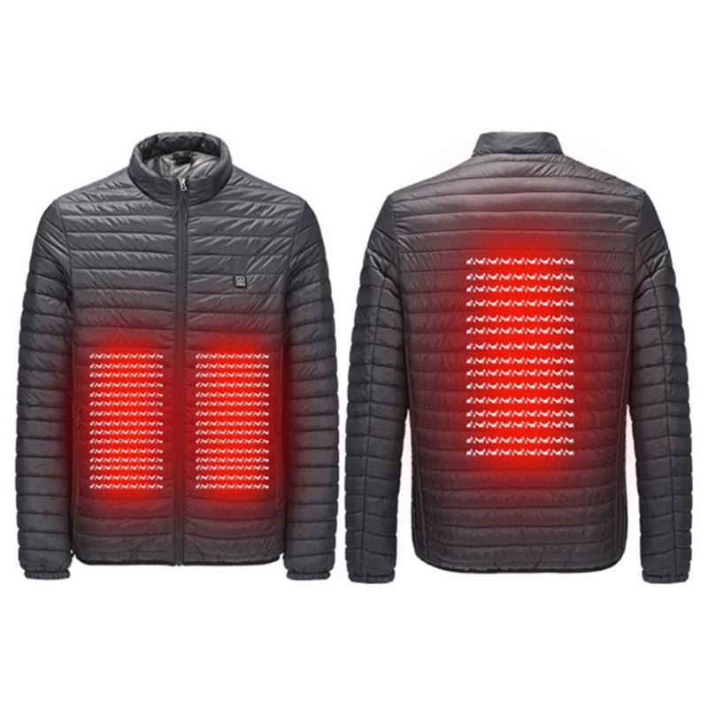 

Electric USB Heated Vest Men Vest Waistcoat Woman Coat Thermal Softshell Heated Jacket Heating, As picture
