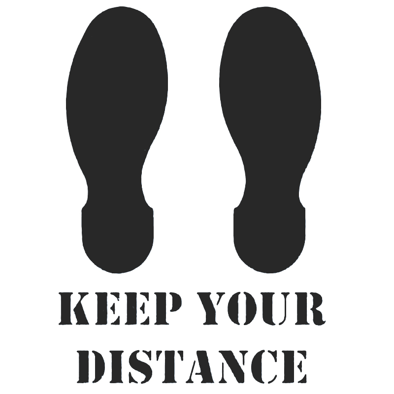 

16*11.3cm KEEP YOUR DISTANCE Vinyl Sticker Warning slogan Car Accessories Motorcycle Helmet Car Stickers, Color