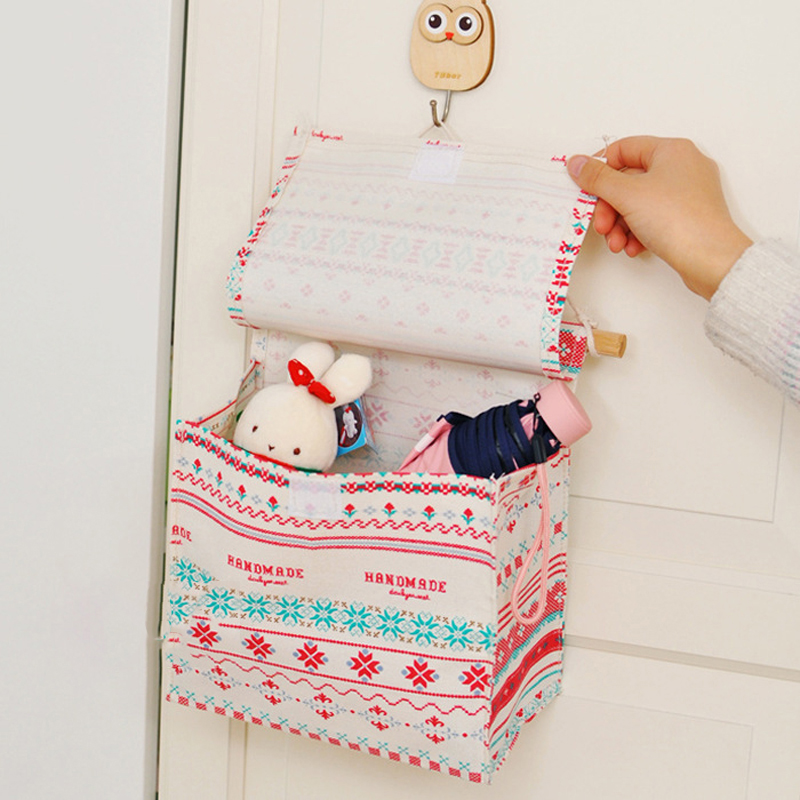 

Storage Boxes & Bins Fabric Hanging Bag Organizadores De Closet Wall Organizer Behind The Door Bathroom Pendant Case For Sundries, Hedgehog