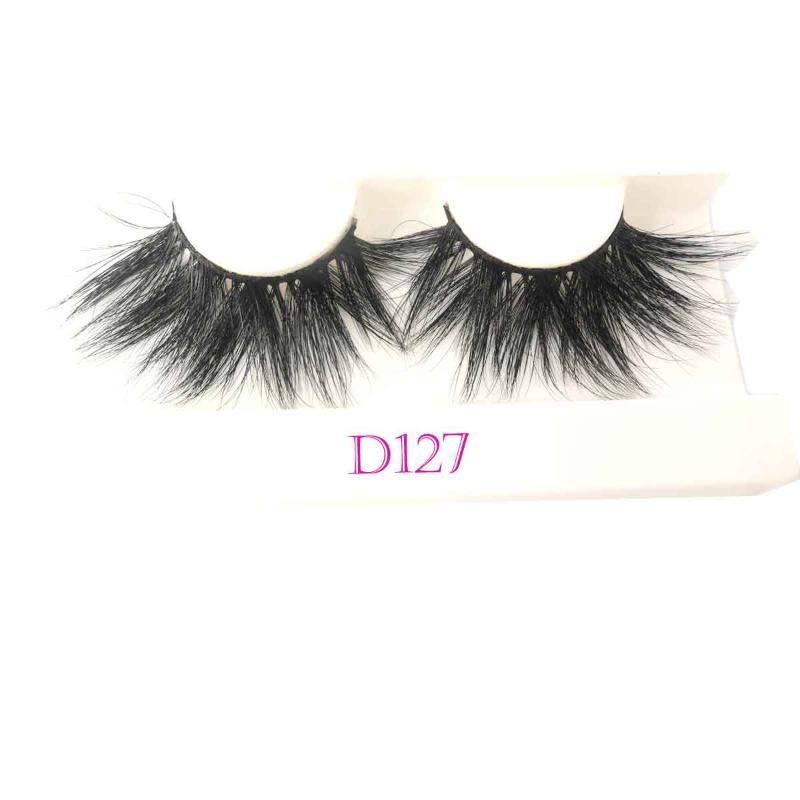 

Baiside 25mm Long 3D mink lashes long lasting mink eyelashes Big dramatic volumn eyelashes strip individual false eyelash