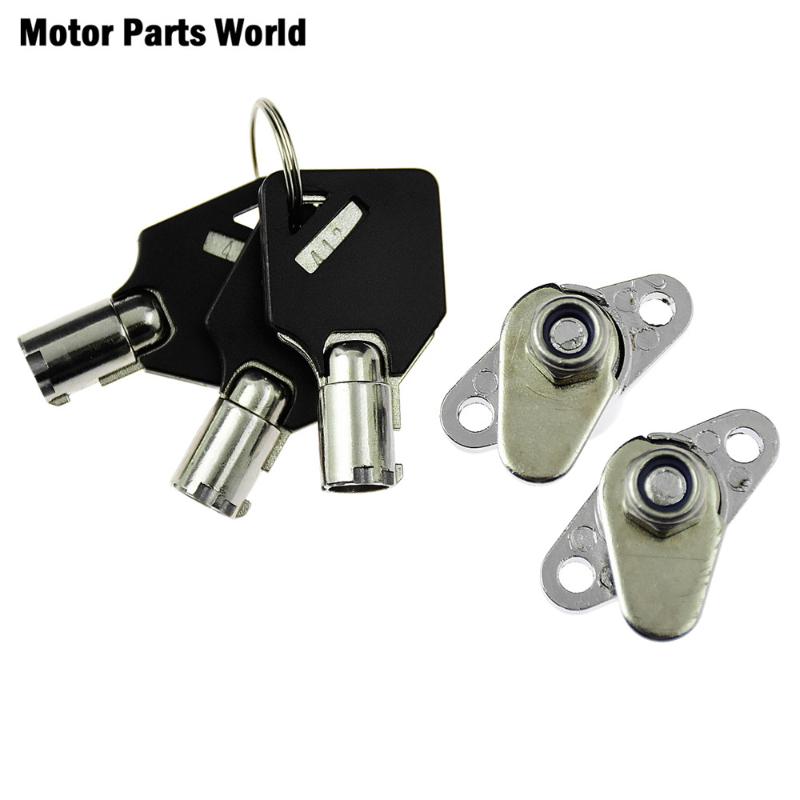 

Motorcycle 3 KEYS Saddlebag Lock For Touring Road King Road Glide Street Glide Electra FLH/T FLHX FLHR 1997-2013