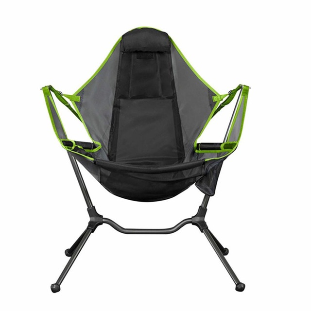 Relaxed Outdoor Camping Chair Rocking Chair Luxury Recliner Relaxation Swinging Comfort Garden Folding Fishing Chairs-image-589842747