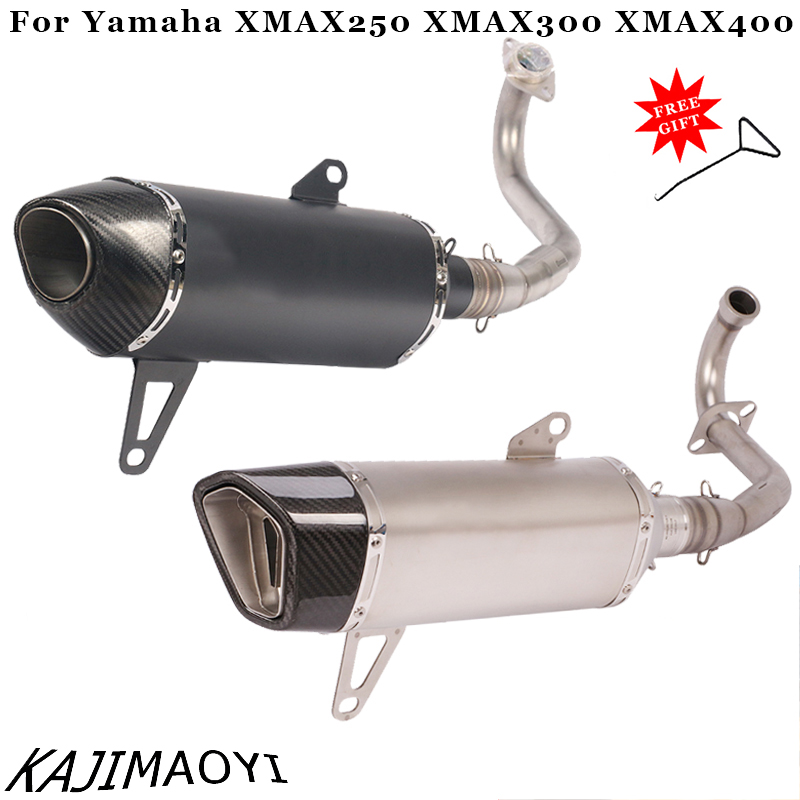 

Motorcycle Exhaust Pipe Modified Carbon Fiber Muffler Exhaust Pipe For XMAX 250 Xmax 300 2020 2020 with DB killer