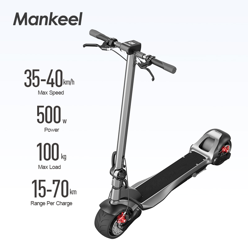

2020 Wide Wheel Dual Motors Adult Fordable Electric Scooter Bicycle Long Mileage 1000W 48V 15Ah Double Disc Brake Electric Kick Scooter, Black