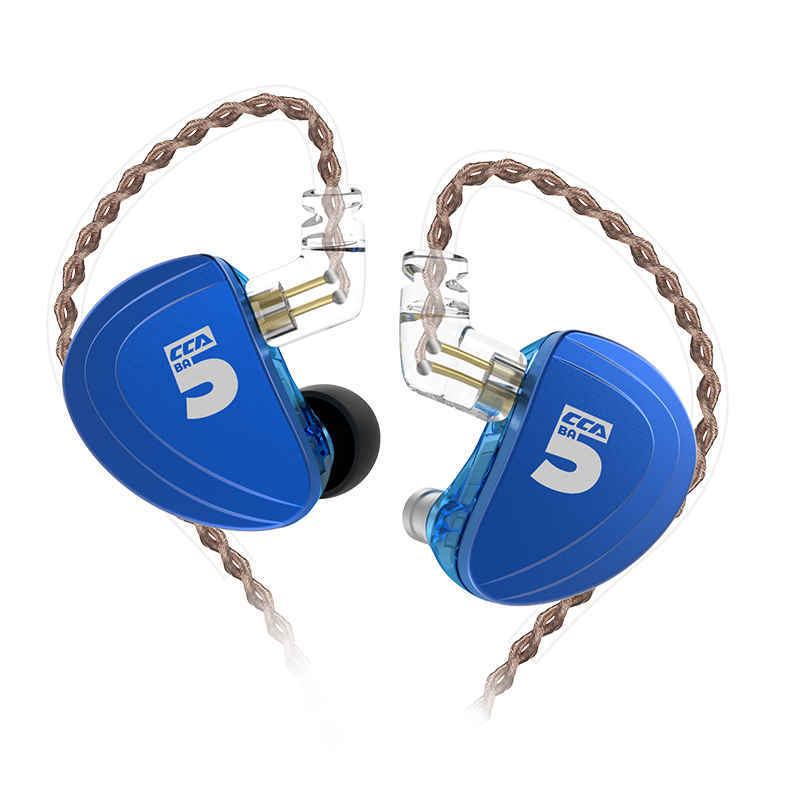 

CCA A10 5BA Balanced Armature Drive In Ear HIFI Bass Monitor Headset CCA C16 C10 CA4 AS10