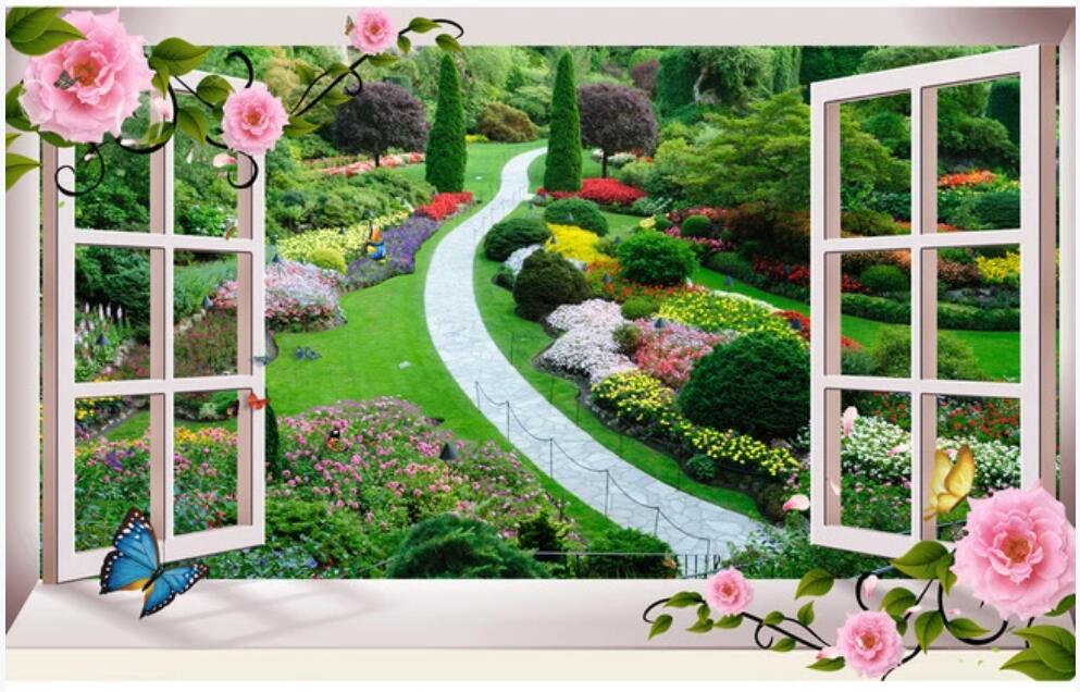 

3d photo wallpaper custom mural Expansion of space, high-end residential green landscape home decor 3d wall murals wallpaper for wall 3 d, Non-woven wallpaper