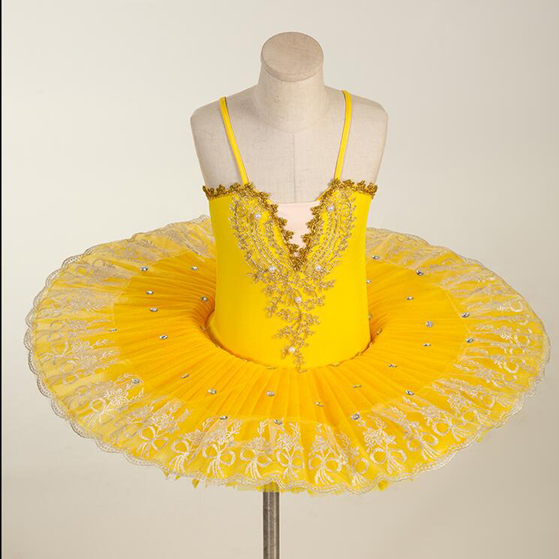 

children professional ballet tutu kids girls Sequined ballet dress for girls ballerina TUTU dress kids dance costume wear, White