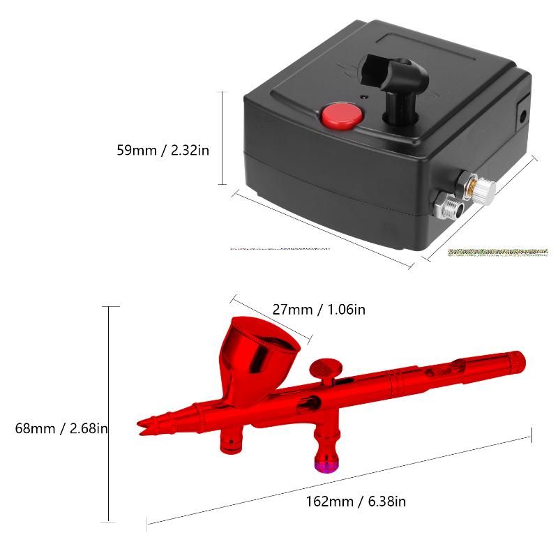 

Professional Airbrush Set 7cc for Model Making Art Painting