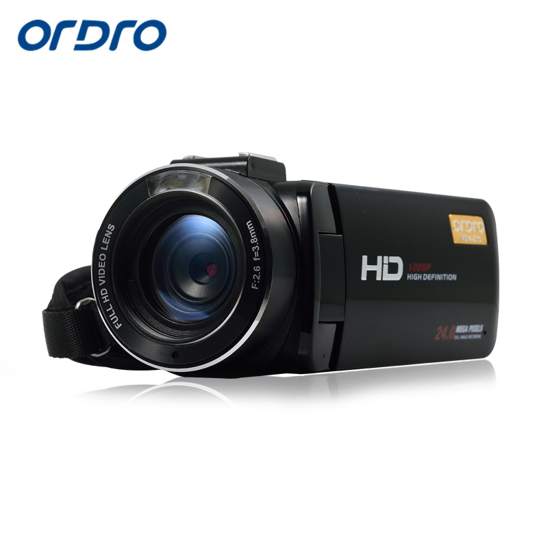 

Ordro Z20 1080P Digital Video Camcorder Full HD 16x digital Zoom DV 3.0 inch WIFI External microphone Hot Shoe remote control, Black