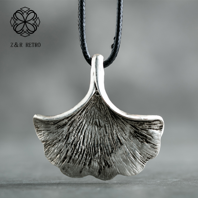 

Silver Color Leaf Pendant&Necklace Statement Necklace Vintage Sweater Rope Chain Gift For Women Best Friends Jewelry Accessories