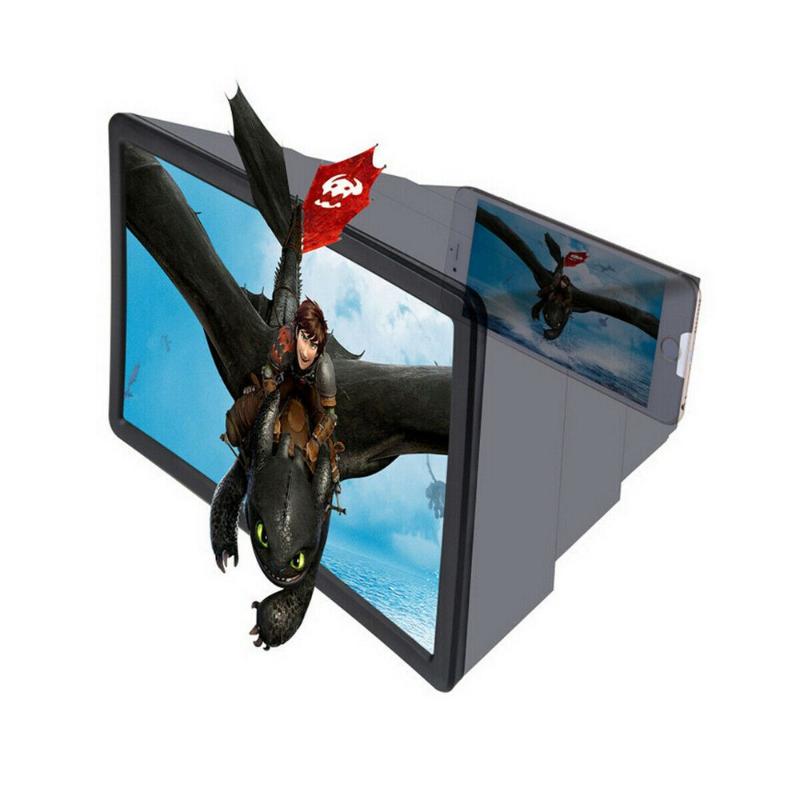 

Folding Mobile Cell Phone Screen Magnifier 3D HD Screen Stand Bracket