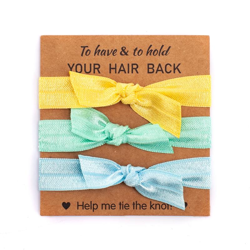 

Solid Mix Color Women Ladies Korean Elastic Hair Band-3PCS/Lot Hair Accessories Women Knot Popolar Ties