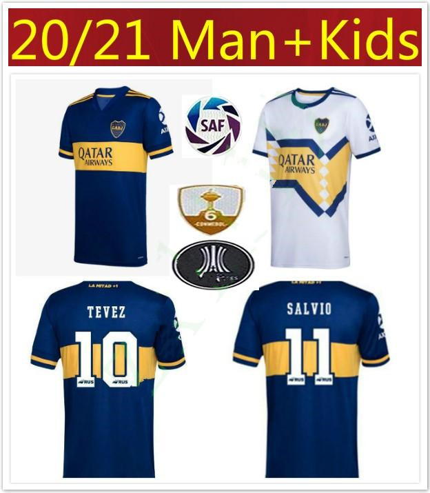 

2020 Boca Juniors Men Kids Kit Soccer Jersey Home Maillot boca juniors TEVEZ DE ROSSI MAURO ALMENDRA 20 21 TOP Quality Maillot De Foot, Colour 6