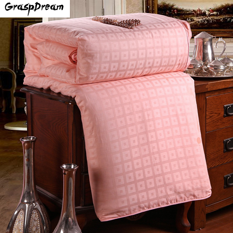 

Comforters & Sets Brand 100% Mulberry Silk Quilt Four Seasons Quality Quilted Comforter Bedding Twin//full Size Blanket Warm, Yellow