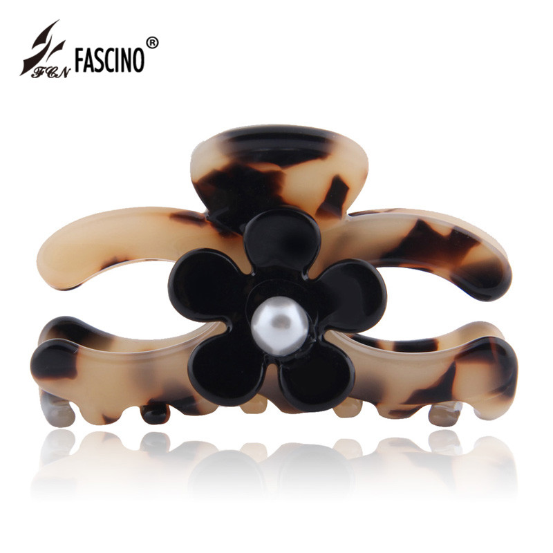 

Elegant Multicolor Hair Claw Clip Shell Pearl Acetate Hairpin New Hair Band Accessories for Women Girls Gift Tiara (BG820011)