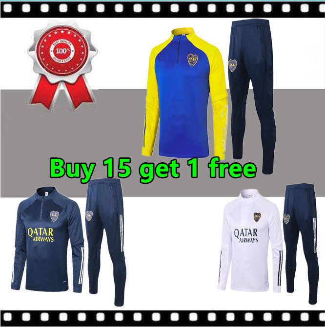

20 21 Boca Juniors soccer jacket tracksuit survetement 20 21 DE ROSSI GAGO boca junior football jacket training suit jogging set chandal