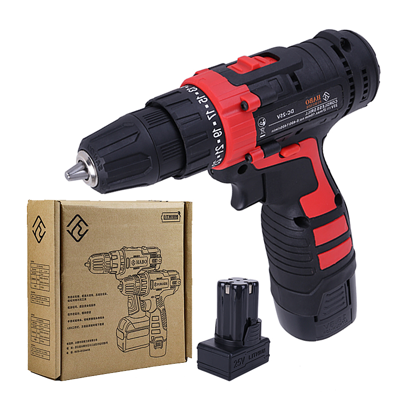 

Charging Lithium Cordless Drill Electric Screwdriver Mini Drill Power Tool Multitool 12/16.8/25V Electric Hand Home DIY