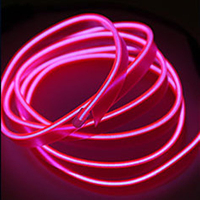 

Automobile interior decorative lamp LED atmosphere lamp cold light inside the car atmosphere refitted light line 2M