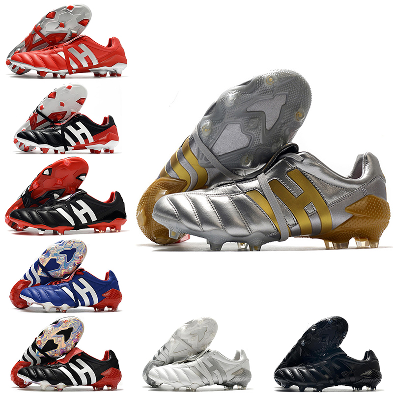 

Men Predator 20+ Mutator Mania Tormentor Accelerator Electricity Precision 20+x FG soccer shoes cleats football boots chuteiras, #7