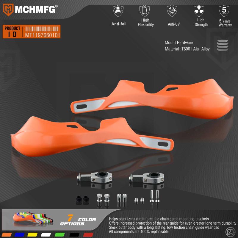 

Rallypro handguards for motorcycle fit for1-1/8 28mm Fat Bar 7/8" 22mm HandlebarCR XR YZ WR EXR CRF WRF EXC DRZ