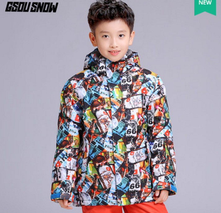 

2020 new boys snowboards ski jacket teenager snowboarding tops kids skiing jackets skiwear winter outdoor sports coat waterproof, As picture shown
