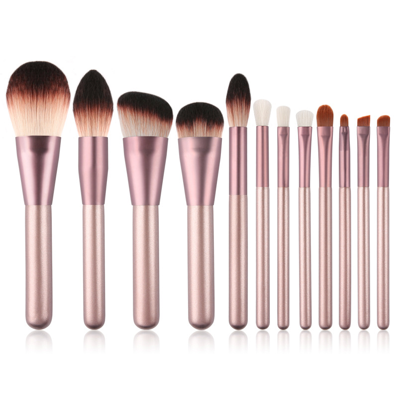 

Professional 12 PCS Makeup Brushes Set Foundation Powder Blush Eyeshadow Concealer Lip Eye Make Up Brush Cosmetics Beauty Tools