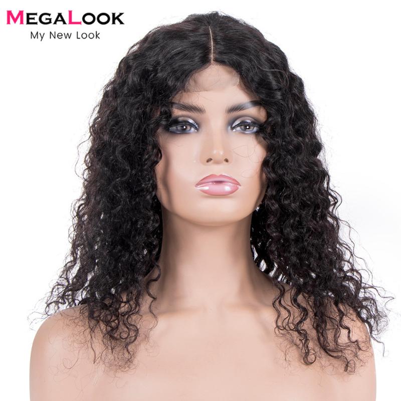 

Malaysian Water Wave Wig 2x4 Lace Closure Human Hair Wig Pre-Plucked For Women Short Bob Human Hair Lace Front 150% 180%, 2x4 lace wig