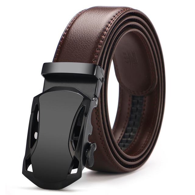 

2020 Top sale Popular Leather Belt New Automatic Buckle Designer Men Black Belt Brand Business Male brown Belts