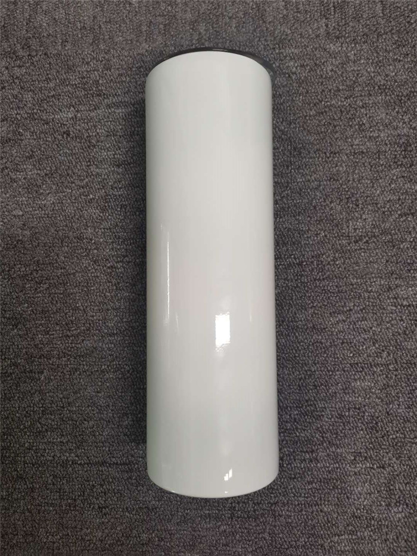 

UPS! 20oz Sublimation Straight Tumblers With Straw Stainless Steel Water Bottles Double Insulated Cups Vacuum Coffee Milk Mugs A12, White