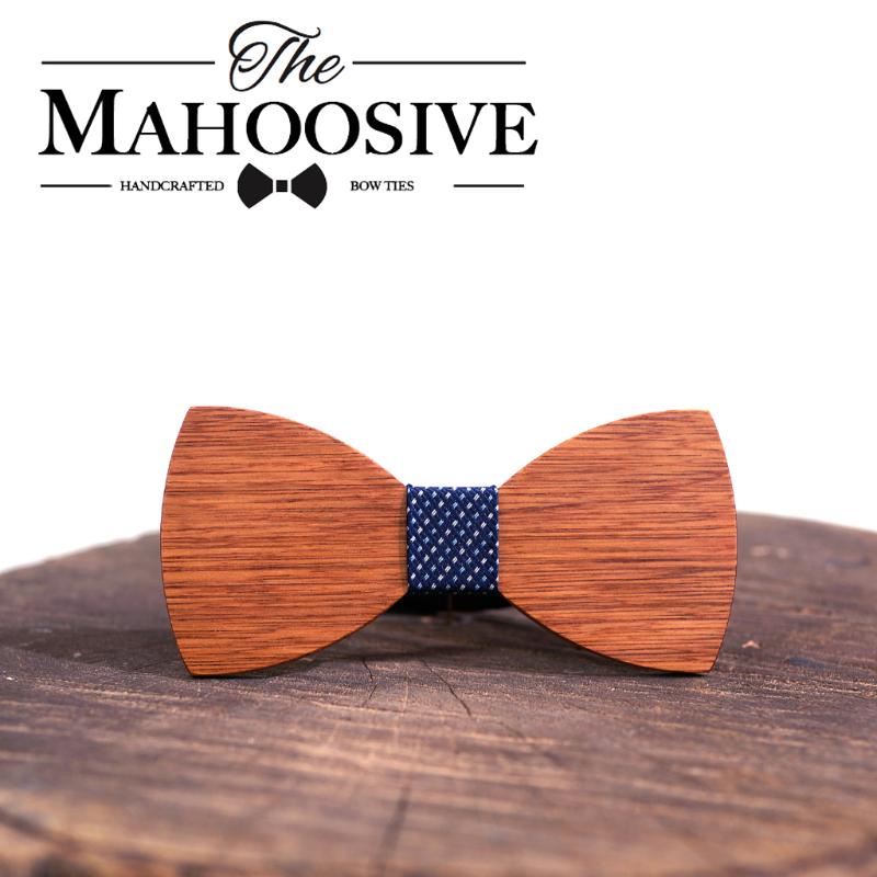 

Mahoosive Simple Men's Suit Wooden Bow Tie For Groom Wedding Party Men Formal Wear Business Cravat Bow tie Clothing Accessories