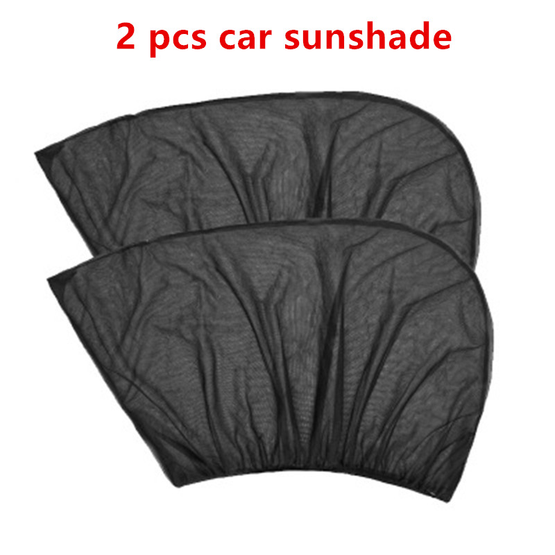 

2PCS Car Styling Sun Shade Auto Rear Window Cover UV Mosquito Dust Protect Curtain Side Sunshade Mesh Sun Visor Protection Films