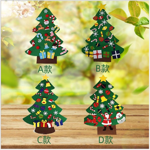 

Christmas ornaments felt Christmas Tree Decoration accessories DIY Greetings2020 three-dimensional pendant felt