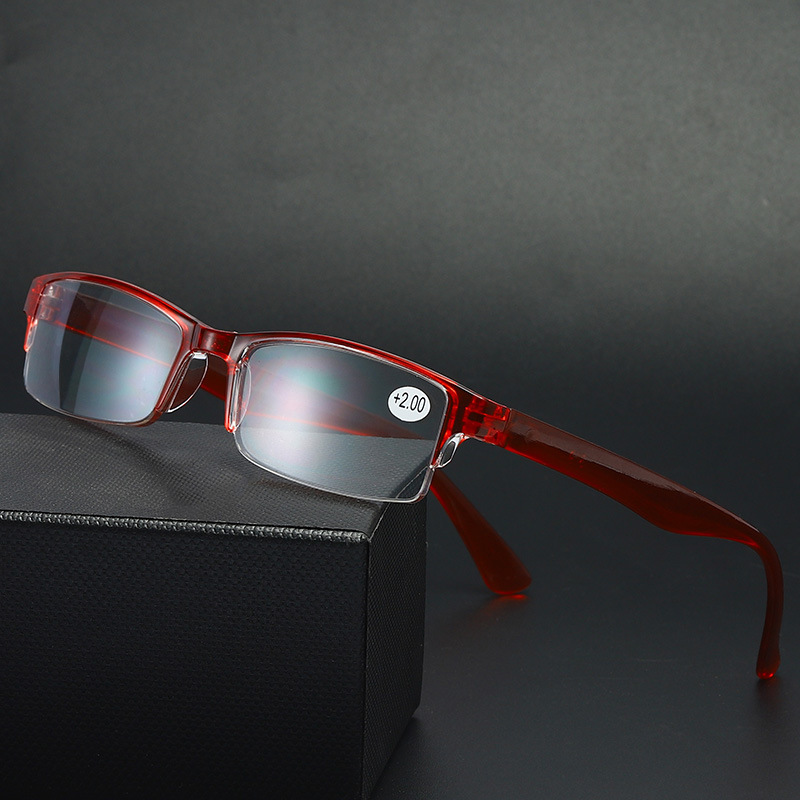 

Women's Half frame Presbyopia Reading Glasses Women Men Semi Rimless Integrated Eyeglasses Eyewear 1.0 1.5 2.0 2.5 3.0 3.5 4.0