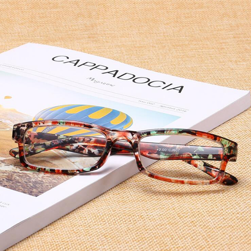 

Retro trend fashion glasses light and resistant to fall unisex reading glasses floral color telescope