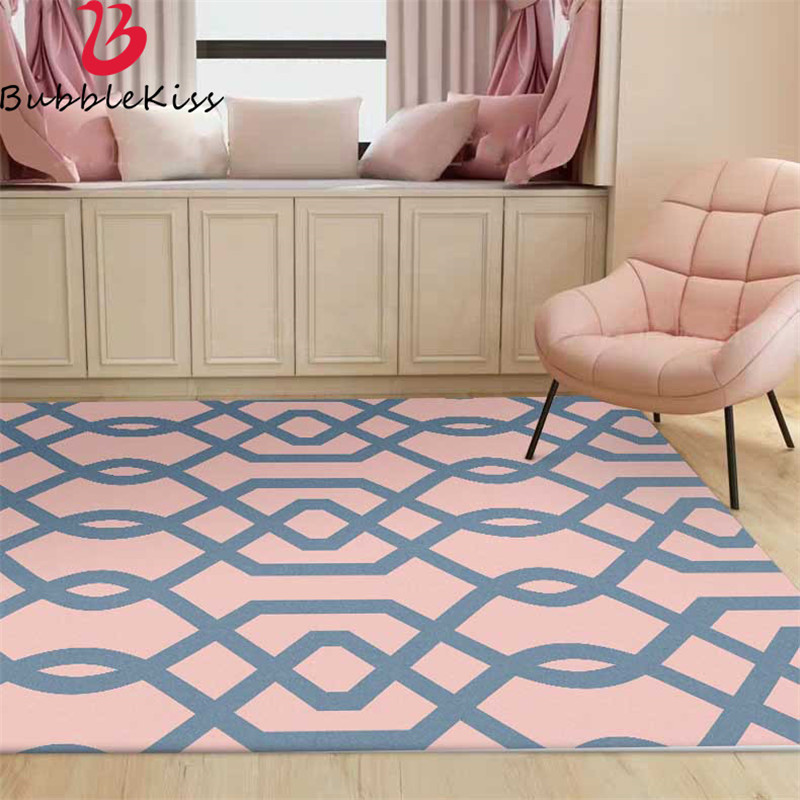 

Bubble Kiss Nordic Style Carpet Pink Blue Geometric Carpets For Living Room Rug Home Girl Bedroom Decor Carpet Bedside Area Rug