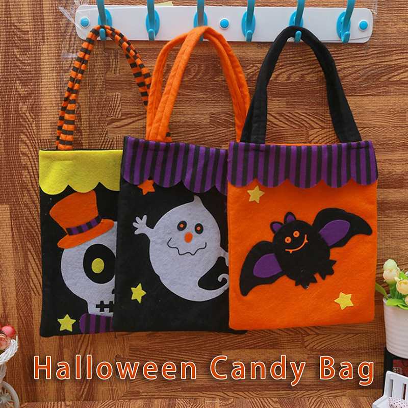 

1Pcs Non-Woven Fabric Pumpkin Candy Gift Bag Halloween Supplies Kids Festival Party Decoration