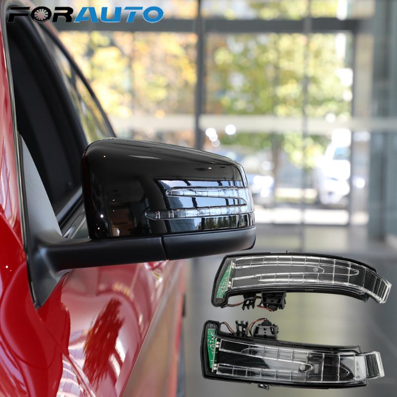 

FORAUTO For W221 W212 W204 W176 W246 X156 C204 C117 X117 LED Blinker Lamp Auto Accessories Car Rear View Mirror Indicators, As pic