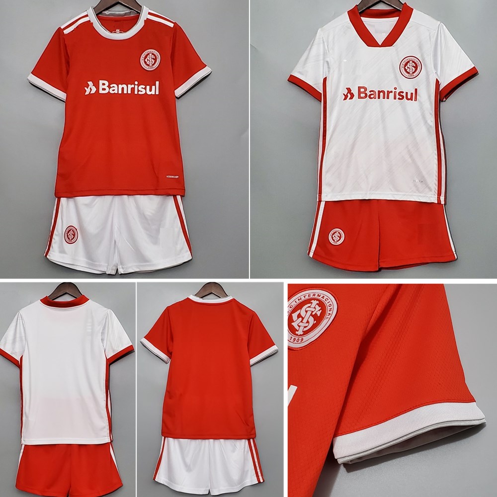 

2020 2021 sc Internacional Soccer Jerseys Home away 20 21 camisetas Bruno Silva N.LOPEZ GUERRERO kids kit youth football shirts