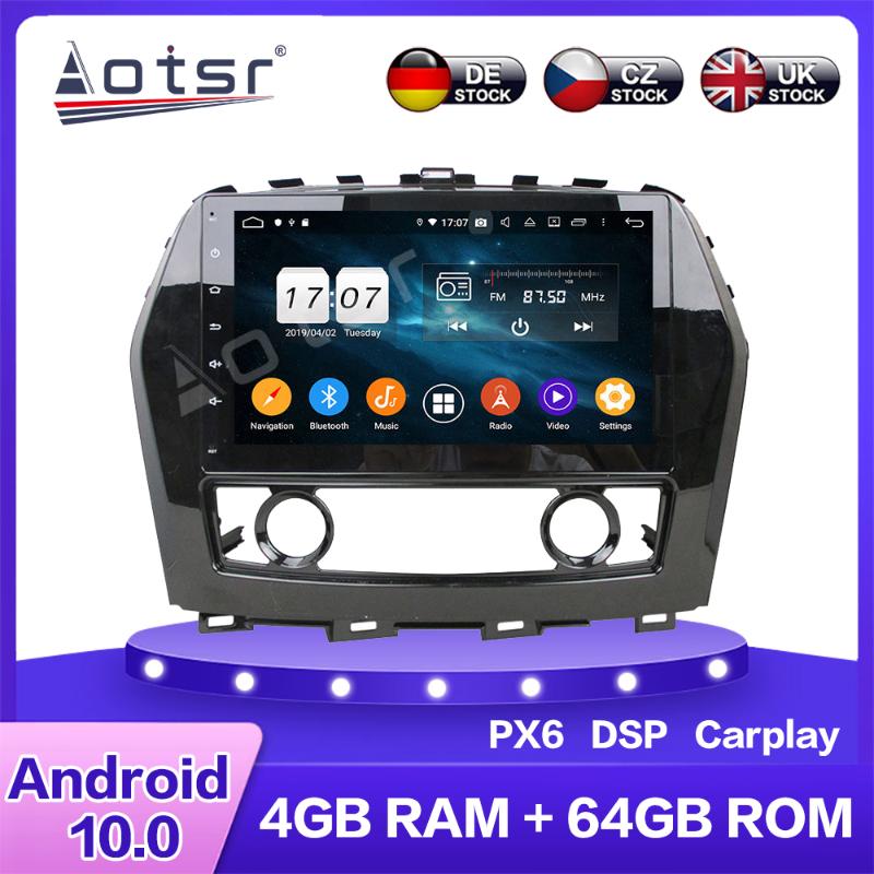 

For Maxima 2020 2020 Android 10.0 PX6 Car Multimedia DVD Player 4+64GB Auto GPS Navigation Stereo radio DSP Carplay WIFI car dvd
