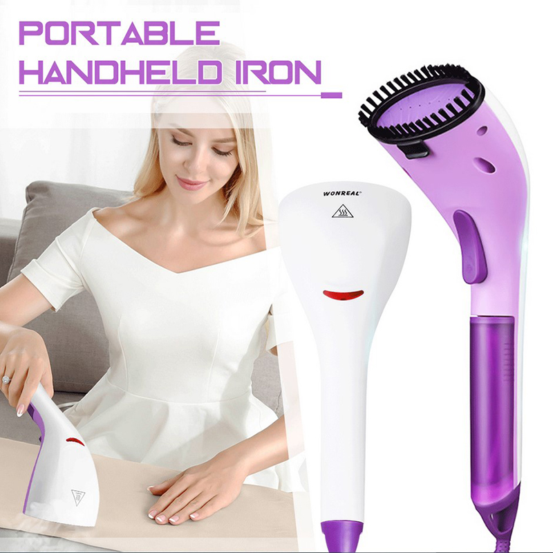 

Steam Iron Garment Steamer Mini Portable Handheld Steamer for Clothe Household Travelling Steam Ironing Machine with Brush